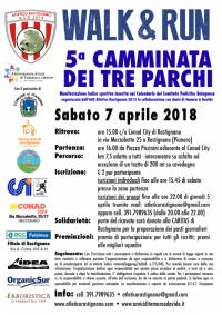 WALK & RUN - 5° Camminata dei tre parchi