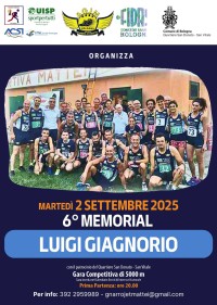 6° MEMORIAL LUIGI GIAGNORIO