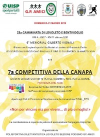 Camminata di lovoleto e San Marino  competitiva della canapa 