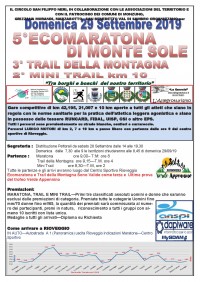 ECO MARATONA DI MONTESOLE