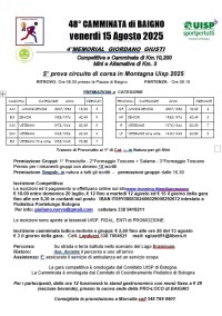 48^ CAMMINATA DI BAIGNO
