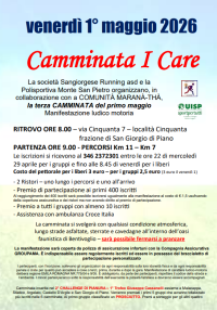 Camminata “ I CARE “