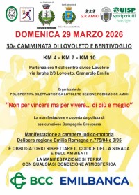 30^ Camminata di Lovoleto e Bentivoglio