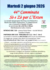 44 ^ Camminata Sò e Zò par l'Erzen