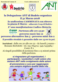 11° CAMMINATA PRO ANT BUDRIO