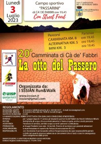 Otto del Passero– Death Valley 20a    edizione