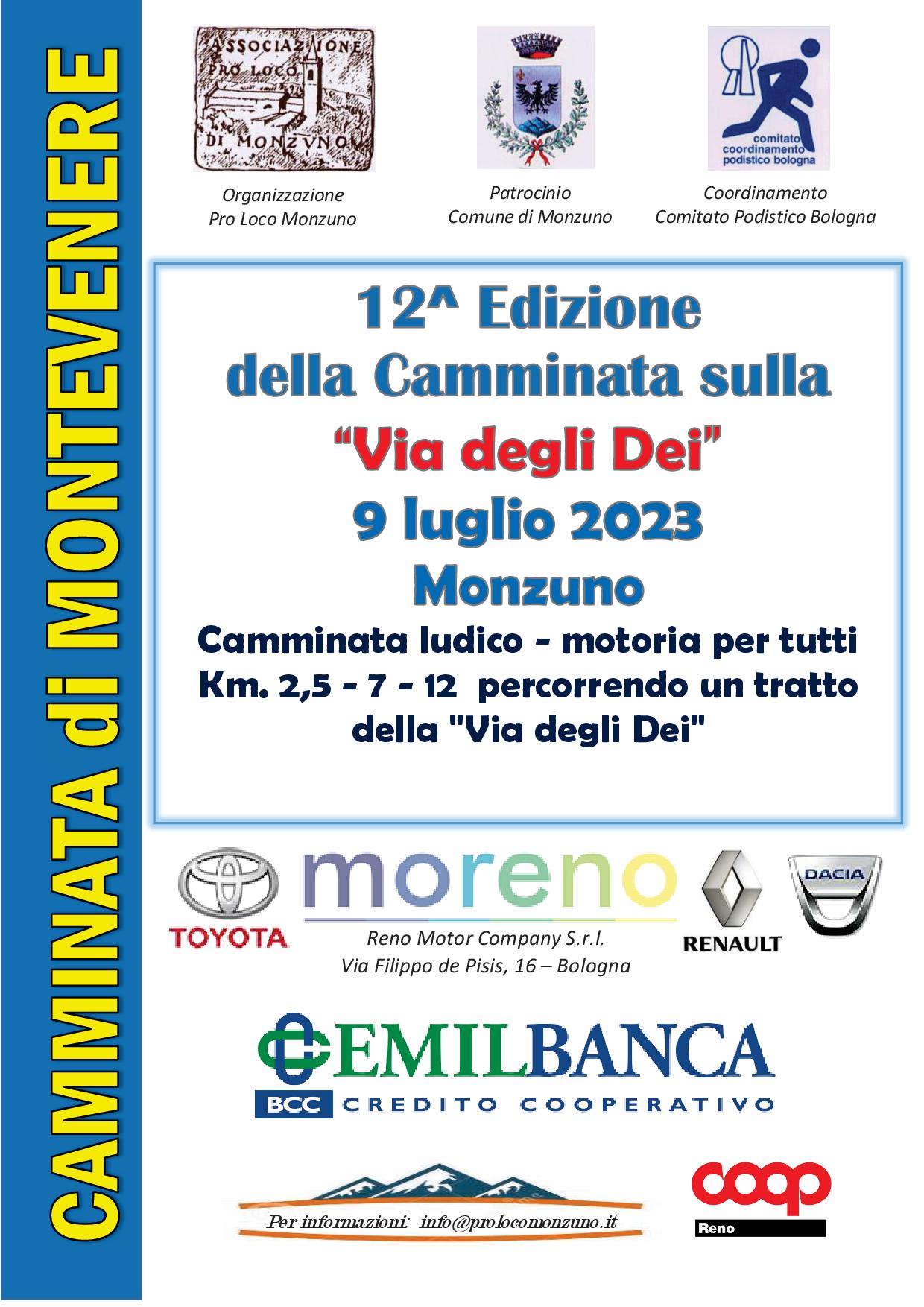 Camminata di Montevenere 2023