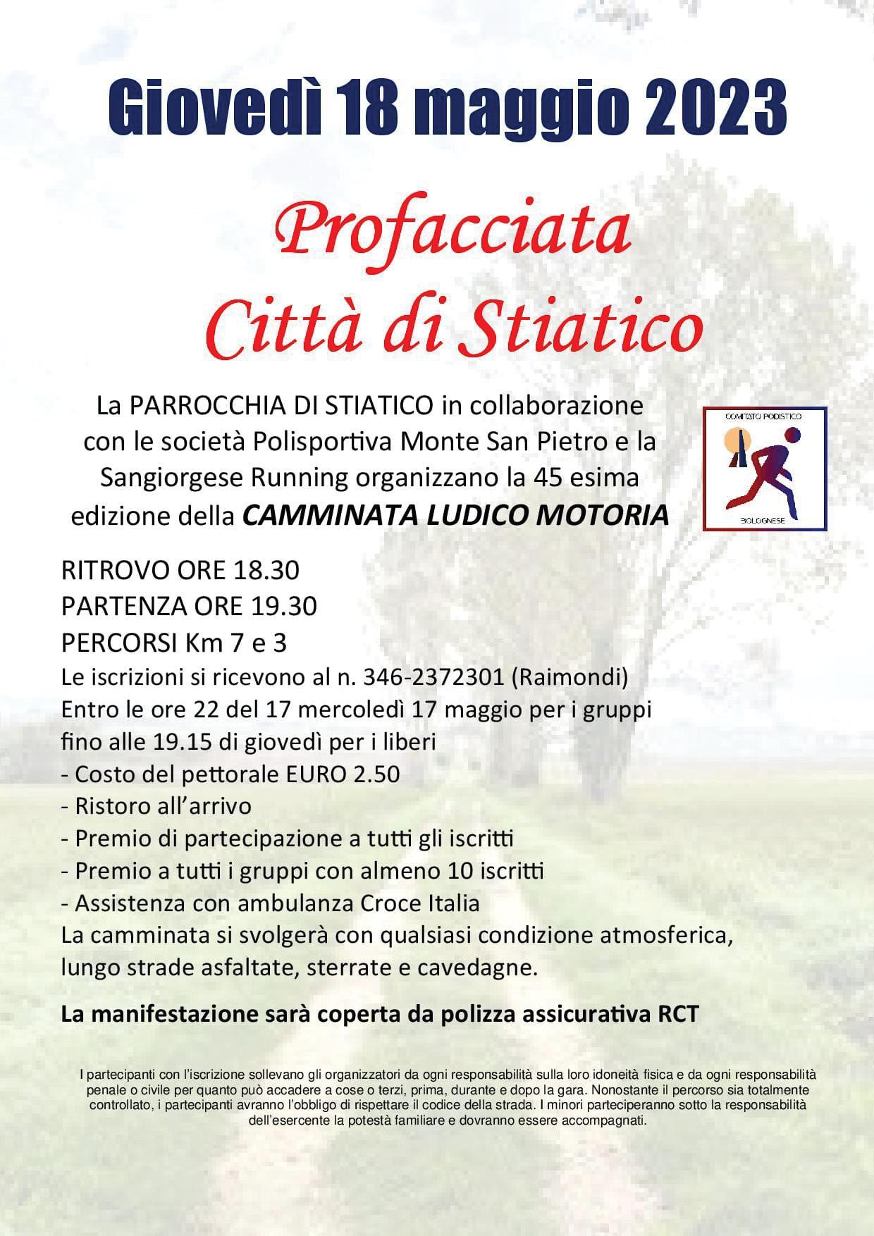 LOCANDINA CAMMINATA DI STIATICO