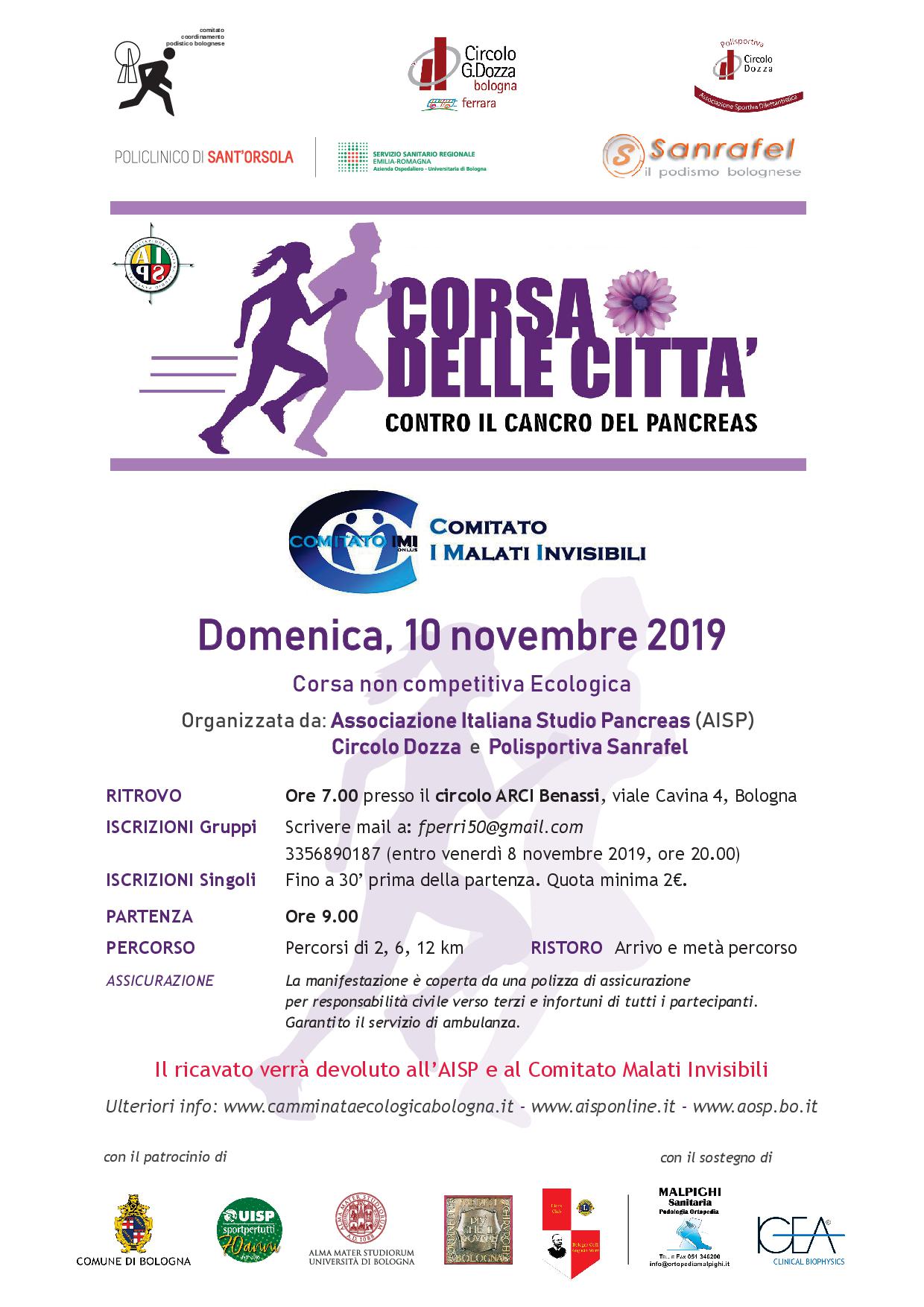 Corsa cancro Pancreas A3 2019 f scelto