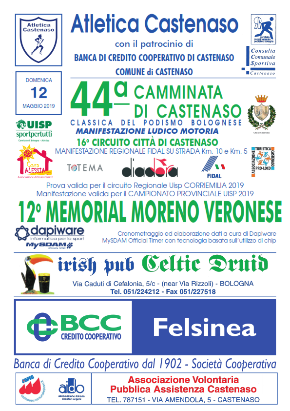 VOLANTINO 44 CAMMINATA DI CASTENASO 001