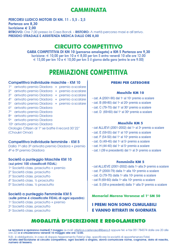 VOLANTINO 44 CAMMINATA DI CASTENASO 002