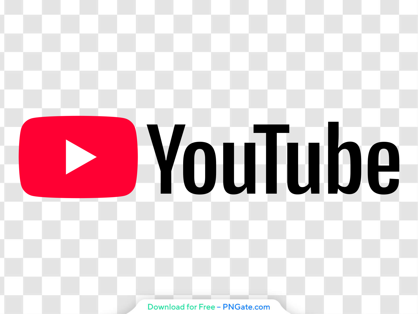 YouTube standard horizontal logo 2025 2