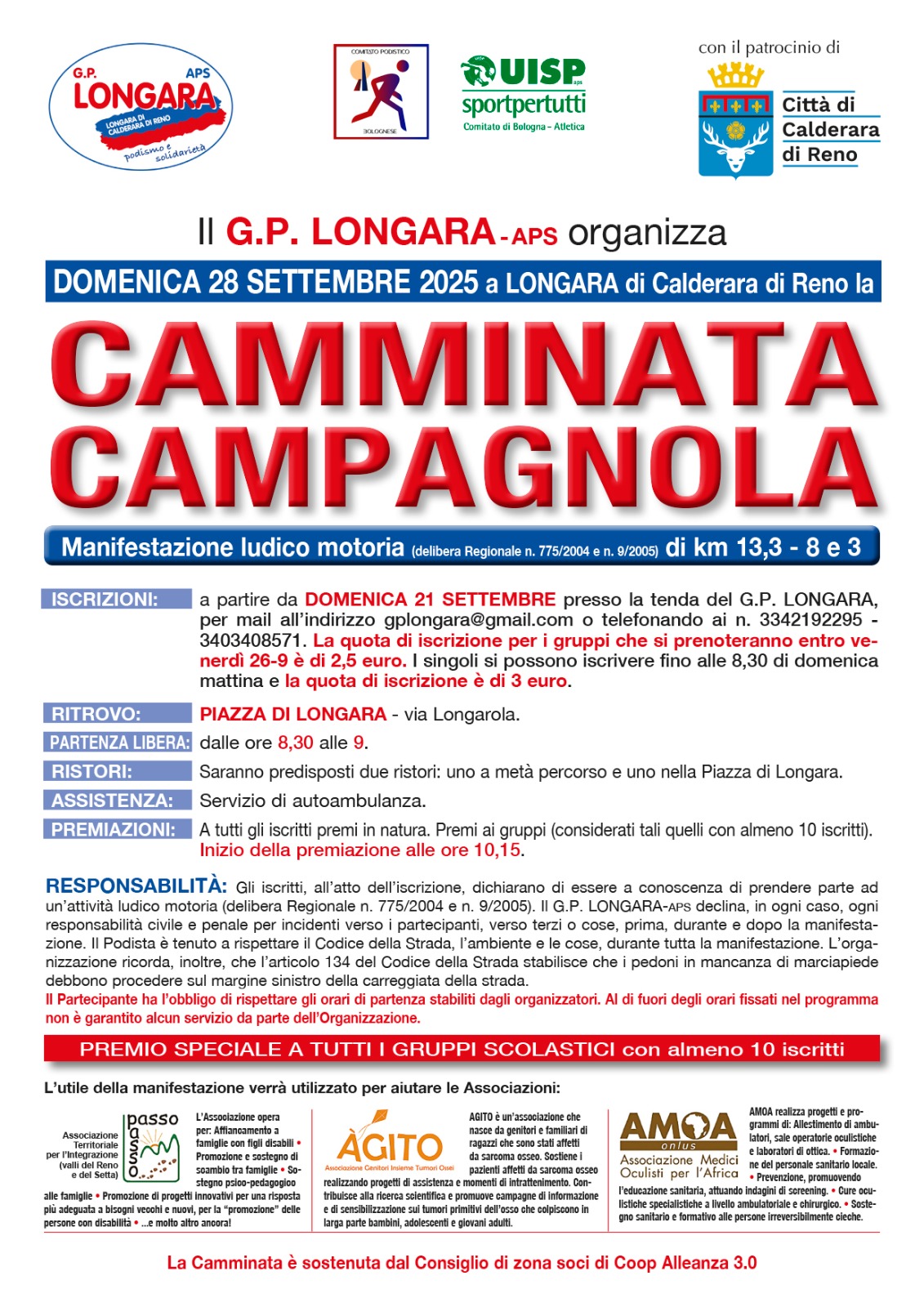 locandina camminata campagnola