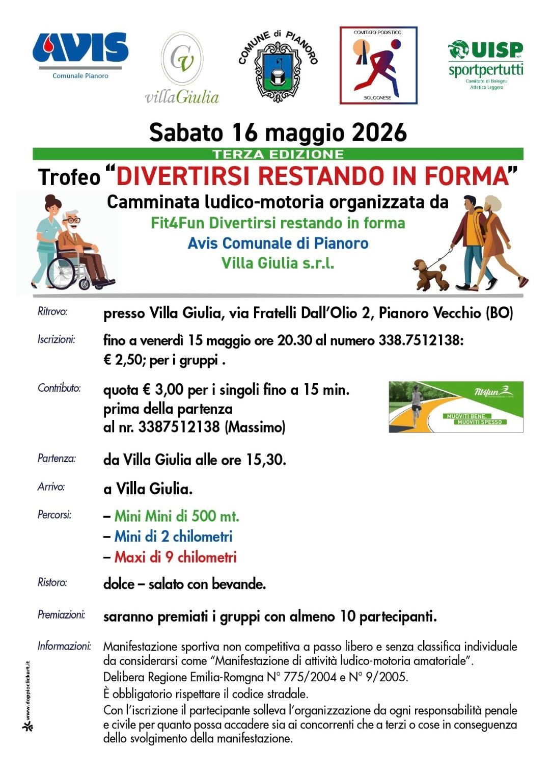 locandina divertirsi restando in forma