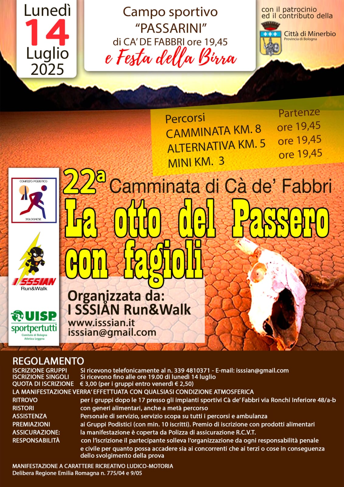 volantino otto del passero