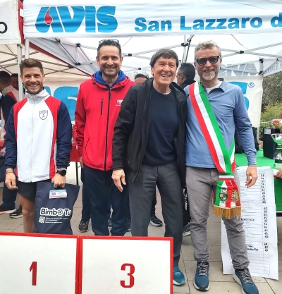 Al "Giro podistico di San Lazzaro" Simone Romagnoli e Valentina Landuzzi sul gradino più alto del podio. Vigilia di Pasqua a Budrio per la camminata pro ANT